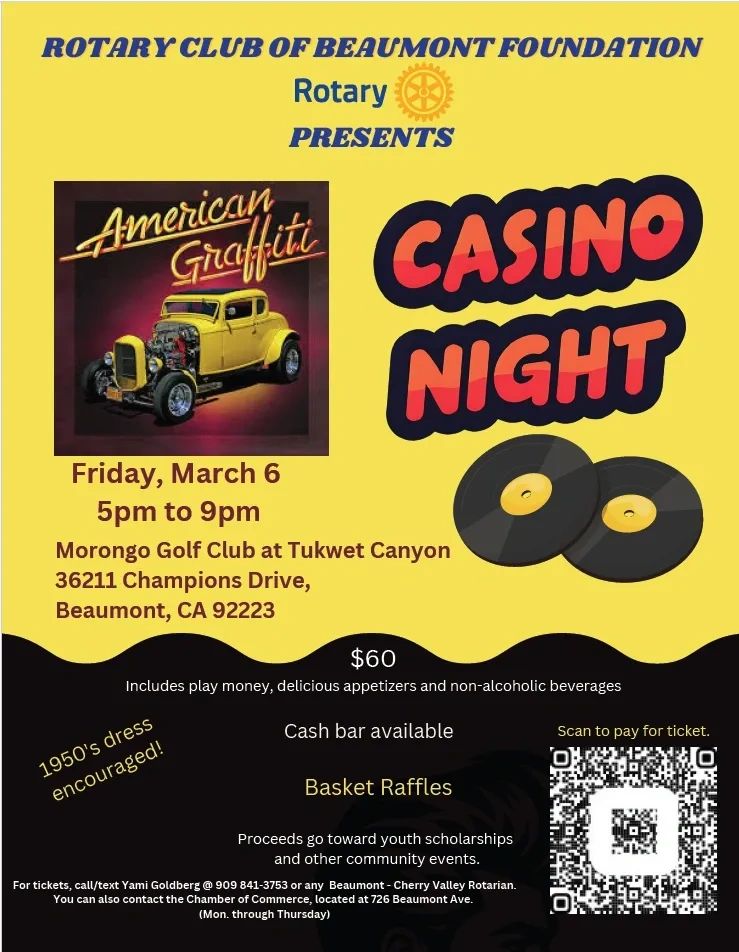 Casino Night 2026 fundraiser