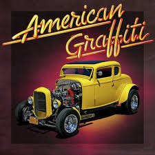 American Graffiti-themed Casino Night promotional artwork